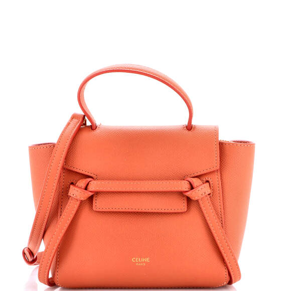 Celine Handbags - Celine Belt Bag Textured Leather Nano #226493C18B